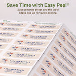 Ecofriendly Mailing Labels, Inkjet/laser Printers, 1 X 2.63, White, 30/sheet, 25 Sheets/pack