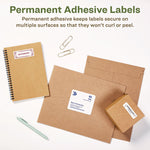 Ecofriendly Mailing Labels, Inkjet/laser Printers, 2 X 4, White, 10/sheet, 100 Sheets/pack