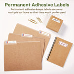 Ecofriendly Mailing Labels, Inkjet/laser Printers, 0.5 X 1.75, White, 80/sheet, 100 Sheets/pack