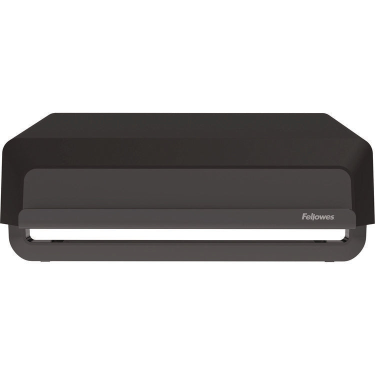 Breyta Monitor Stand, 13.94" x 11.97" x 3.25" to 6", Black, Supports 33 lbs