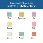 Colors Print Paper, 20 lb Bond Weight, 11 x 17, Canary, 500/Ream