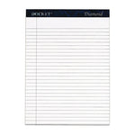 Docket Diamond Ruled Pads, Wide/legal Rule, 50 White 8.5 X 11.75 Sheets, 2/box