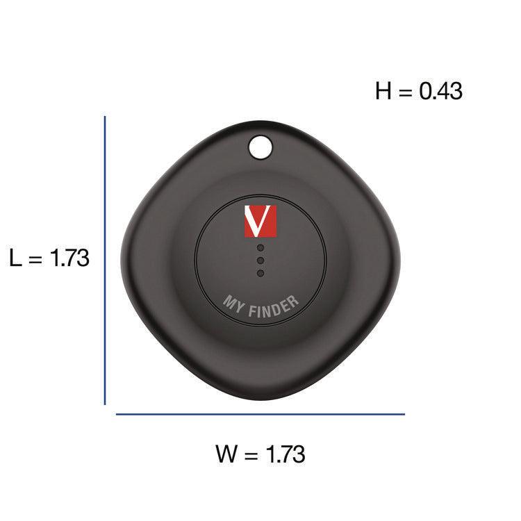 My Finder Bluetooth Tracker for Apple iOS, Black