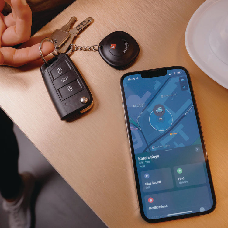 My Finder Bluetooth Tracker for Apple iOS, Black