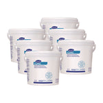 Easywipe Disposable Wiping Refill, 8.63 x 24.88, White, 125/Bucket, 6/Carton