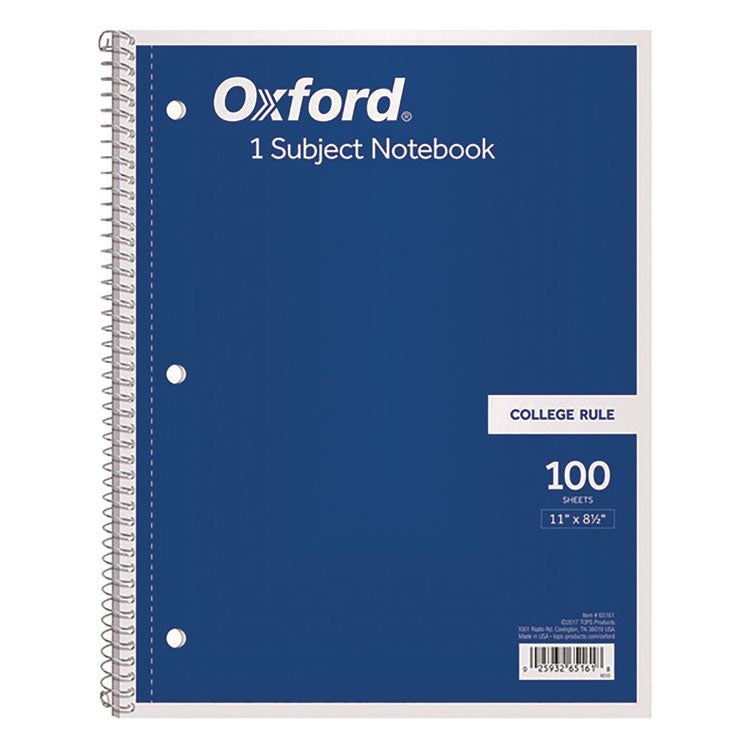 Coil-Lock Wirebound Notebook, 3-Hole Punched, Medium/College Rule, Randomly Assorted Covers, (100) 11 x 8.5 Sheets
