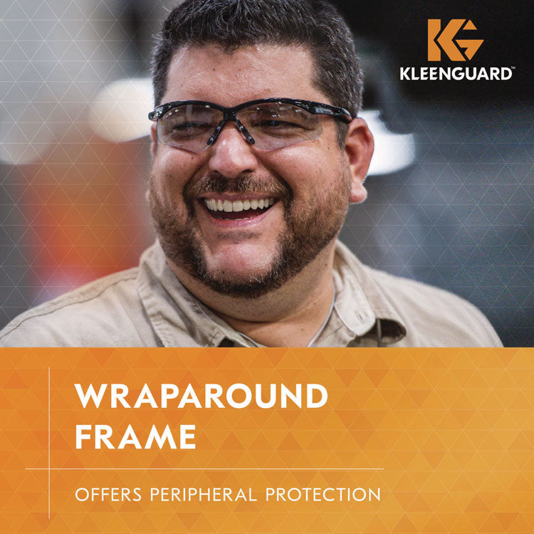 Nemesis Safety Glasses, Black Frame, Indoor/outdoor Lens