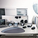 Telindex Desk Address Card File, Holds 500 2.88 X 4.13 Cards, 5.13 X 9.31 X 3.56, Plastic, Graphite/black