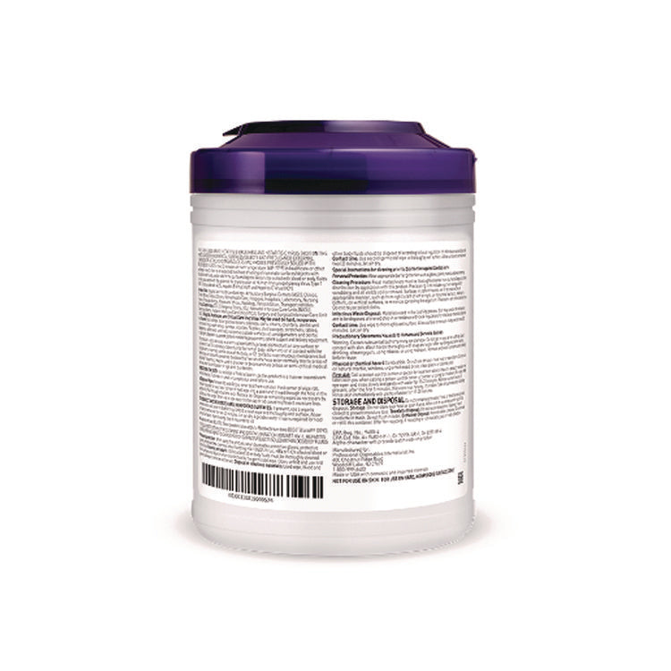 Super Sani-Cloth Disinfecting Wipes, 15 x 7.5, Unscented, White, 75 Wipes/Canister, 6/Carton