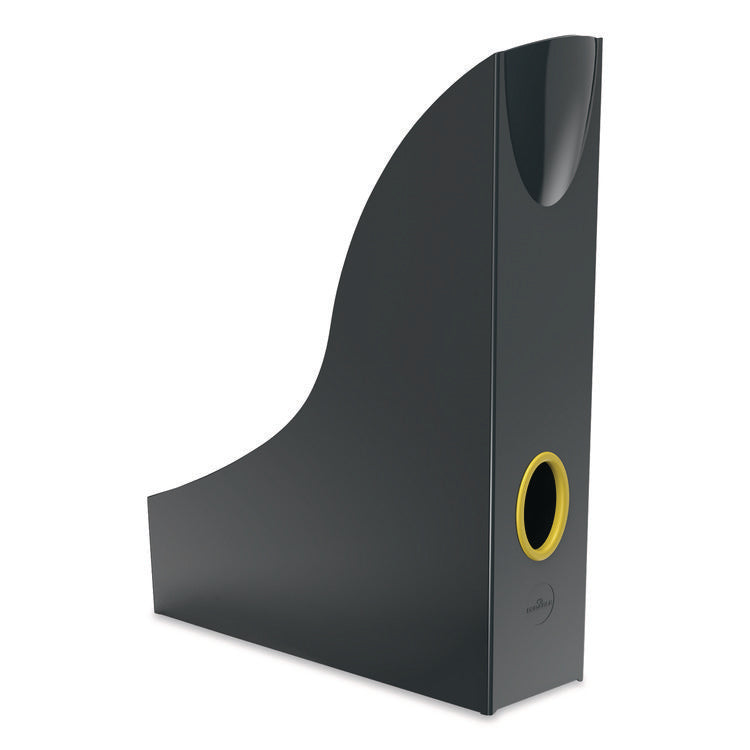 VARICOLOR Plastic Magazine Racks, 2.88w x 9.5d x 12h, Gray/Multicolor, 5/Pack