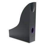 VARICOLOR Plastic Magazine Racks, 2.88w x 9.5d x 12h, Gray/Multicolor, 5/Pack