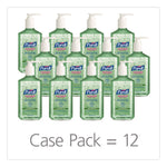 Advanced Hand Sanitizer Soothing Gel, 12 oz Pump Bottle, Fresh Scent, 12/Carton