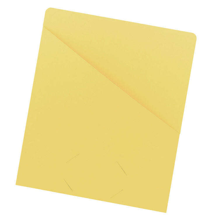 File Jackets, Letter Size, Yellow, 25/pack
