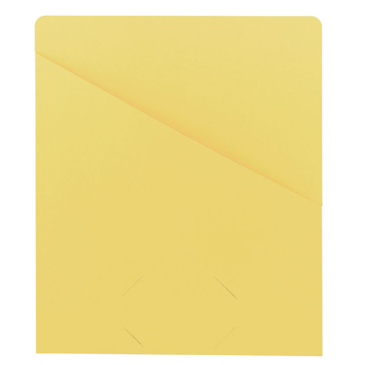 File Jackets, Letter Size, Yellow, 25/pack