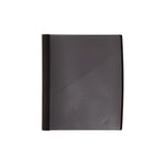 Clear Front Poly Report Cover, Double-Prong Fastener, 0.5" Capacity, 8.5 X 11, Clear/black, 5/pack
