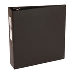 Economy Non-View Binder With Round Rings, 3 Rings, 3" Capacity, 11 X 8.5, Black, (3602)
