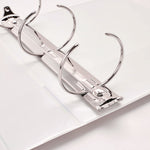 Economy View Binder With Round Rings , 3 Rings, 3" Capacity, 11 X 8.5, White, (5741)