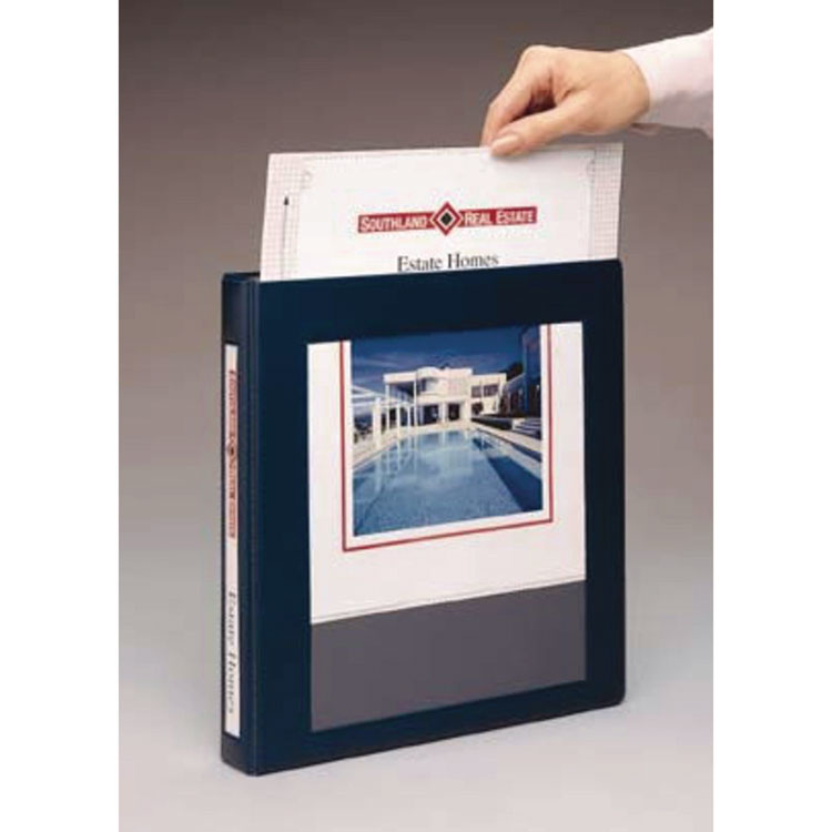 Framed View Heavy-Duty Binders, 3 Rings, 2" Capacity, 11 X 8.5, Black