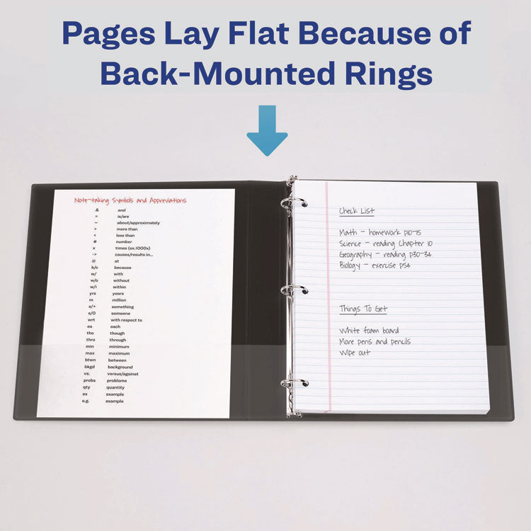 Heavy-Duty View Binder With Durahinge And Locking One Touch Ezd Rings, 3 Rings, 5" Capacity, 11 X 8.5, Red