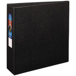Heavy-Duty Non-View Binder With Durahinge And Locking One Touch Ezd Rings, 3 Rings, 3" Capacity, 11 X 8.5, Black