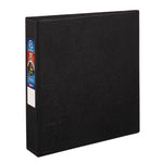Heavy-Duty Non-View Binder With Durahinge And One Touch Ezd Rings, 3 Rings, 1.5" Capacity, 11 X 8.5, Black