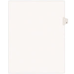 Preprinted Legal Exhibit Side Tab Index Dividers, Avery Style, 10-Tab, 7, 11 X 8.5, White, 25/pack
