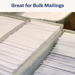 Dot Matrix Printer Mailing Labels, Pin-Fed Printers, 1.44 X 3.5, White, 5,000/box