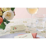 Small Textured Tent Cards, White, 3.75 x 1.44, 6 Cards/Sheet, 25 Sheets/Pack