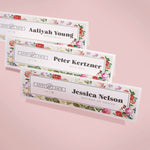 Medium Embossed Tent Cards, White, 8.5 x 2.5, 2 Cards/Sheet, 50 Sheets/Box