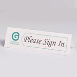 Medium Embossed Tent Cards, White, 8.5 x 2.5, 2 Cards/Sheet, 50 Sheets/Box