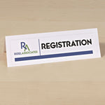 Large Embossed Tent Card, White, 11, x 3.5, 1 Card/Sheet, 50 Sheets/Box