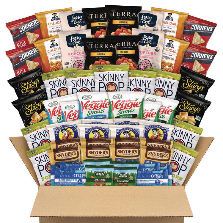 Big Healthy Snack Box, 61 Assorted Snacks/Box