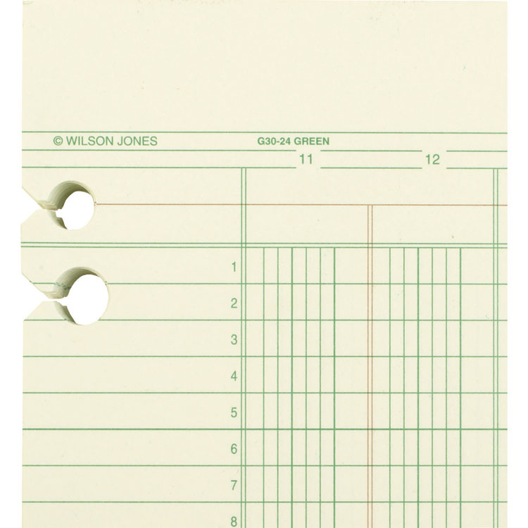 Accounting Sheets, 24 Columns, 11 X 14, Green, Loose Sheet, 100/pack
