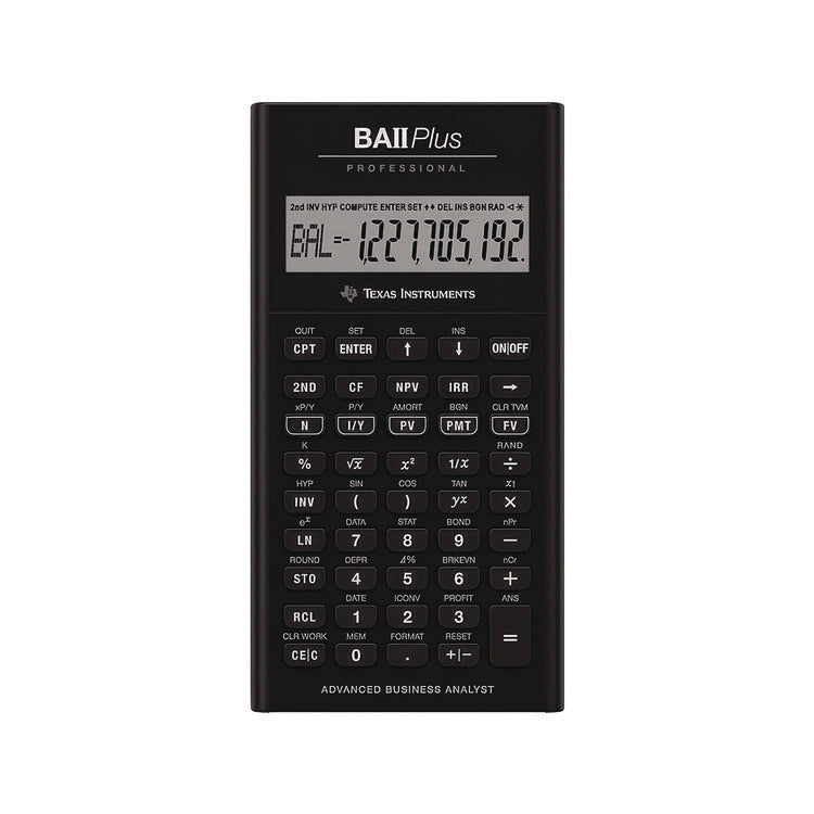 Baiiplus Pro Financial Calculator, 10-Digit Lcd