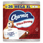 Ultra Strong Bathroom Tissue, Septic Safe, 2-Ply, White, 330 Sheets/Roll, 6 Rolls/Pack, 3 Packs/Carton