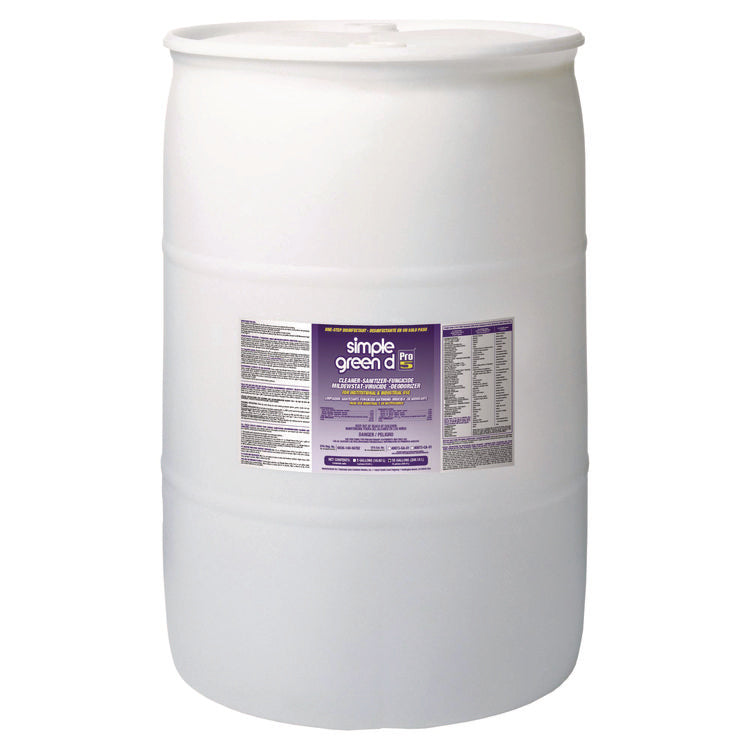 D Pro 5 Disinfectant, Unscented, 55 Gal Drum
