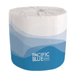 Pacific Blue Select Bathroom Tissue, Septic Safe, 2-Ply, White, 550 Sheets/Roll, 80 Rolls/Carton