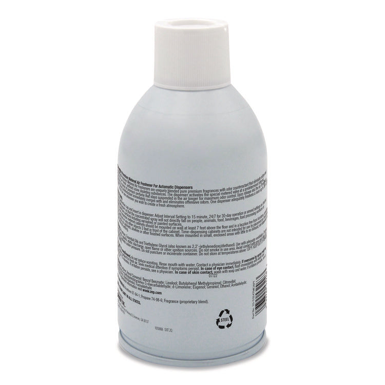 Premium Metered Air Freshener Refill, Caribbean Waters, 7.1 oz Aerosol Spray 12/Carton