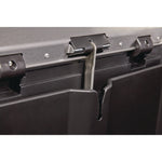 Slim Jim Stainless Steel Step-On Container, Front Step Style, 24 gal, Stainless Steel, Black