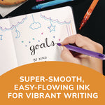 Gel-ocity Quick Dry Gel Pen, Retractable, Fine 0.7 mm, Assorted Ink and Barrel Colors, Dozen