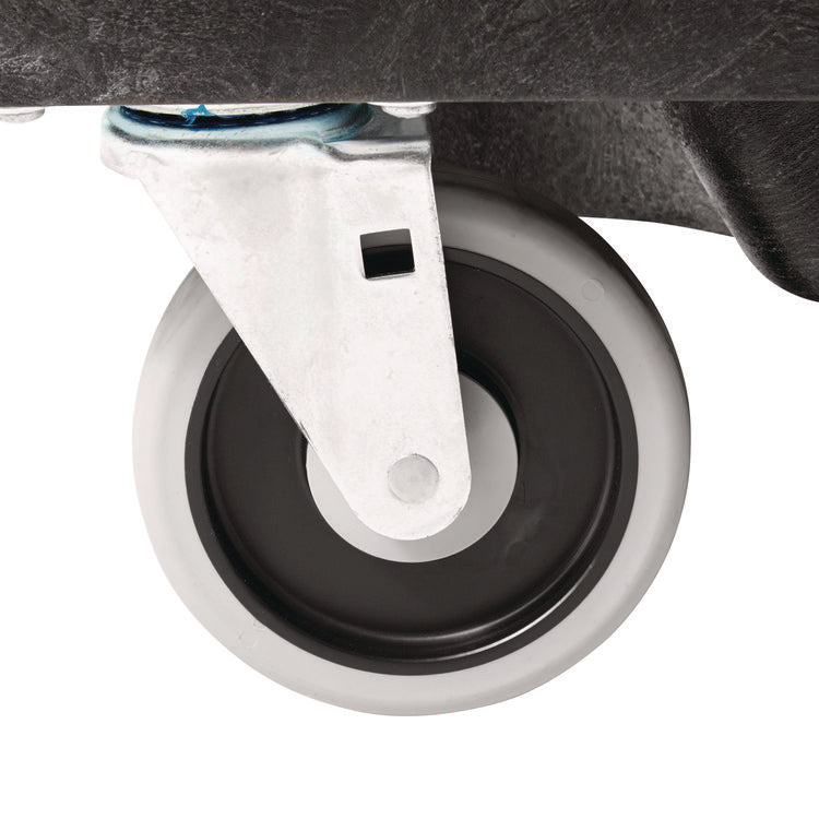 1 cu yd Structural Foam Tilt Truck, Standard Duty, 1,250 lb Capacity, Black