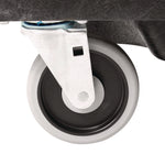 0.75 cu yd Structural Foam Tilt Truck, Standard Duty, 1,000 lb Capacity, Black