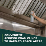 Foaming Crystal Industrial Cleaner and Degreaser, 20 oz Aerosol Can, 12/Carton