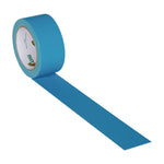 Colored Duct Tape, 3" Core, 1.88" X 20 Yds, Electric Blue