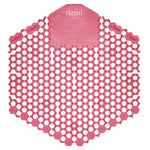 Wave 3d Urinal Deodorizer Screen, Spiced Apple Scent, Red, 10/box