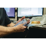 Hand Sanitizer Wipes, 1-Ply, 6 x 8, Unscented, Blue/White, 85/Canisters, 6 Canisters/Carton