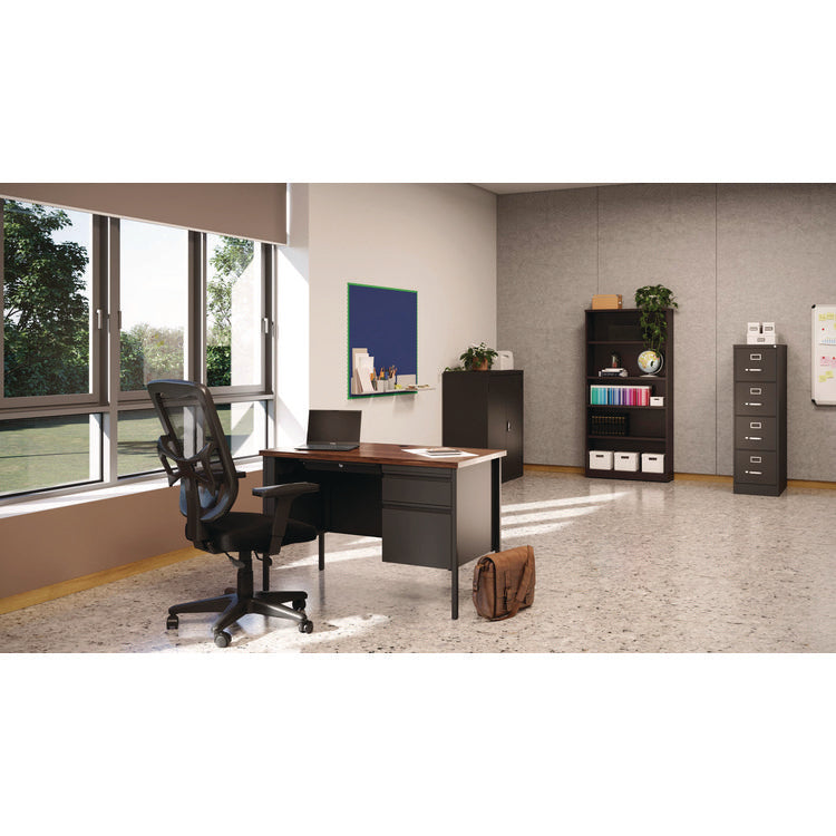 Economy Assembled Storage Cabinets, 3 Shelves, 36" x 18" x 42", Black