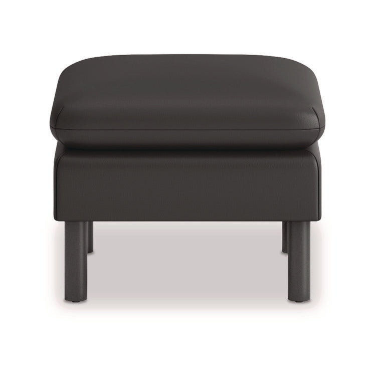 Parkwyn Series Ottoman, 23" x 23" x 17.5", Black