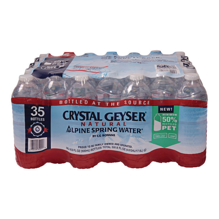 Alpine Spring Water, 16.9 oz Bottle, 35/Carton, 54 Cartons/Pallet