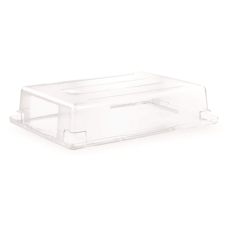 StorPlus Polycarbonate Food Storage Container, 8.5 gal, 18 x 26 x 6, Clear, Plastic